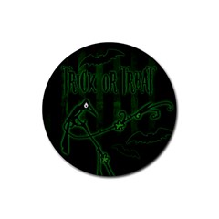 Halloween coaster 06 - Rubber Coaster (Round)