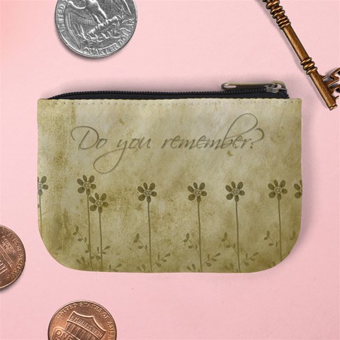 Do You Remember Mini Coin Purse 01 By Carol Back