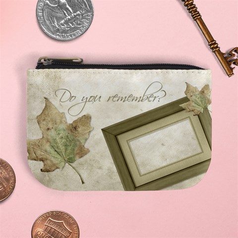 Do You Remember Mini Coin Purse 02 By Carol Front