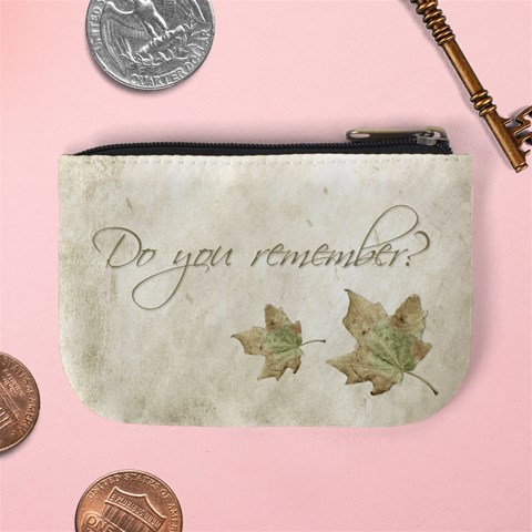 Do You Remember Mini Coin Purse 02 By Carol Back