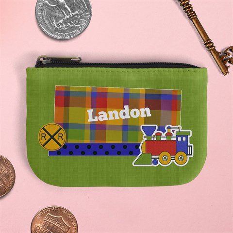 Train Mini Coin Purse By Klh Front