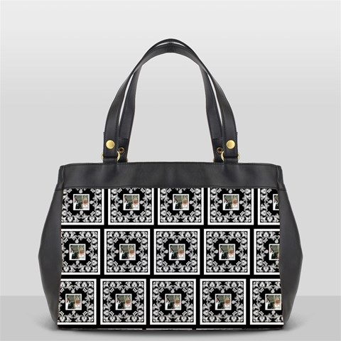 Art Nouveau Multi Frame Black & White Oversized Bag By Catvinnat Front