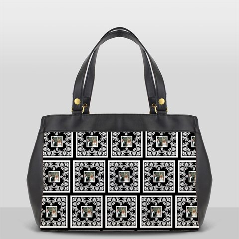 Art Nouveau Multi Frame Black & White Oversized Bag By Catvinnat Back