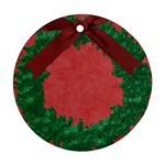Cristmas Round 2010 - Round Ornament (Two Sides)