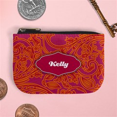 Pink & Orange Mini Coin Purse