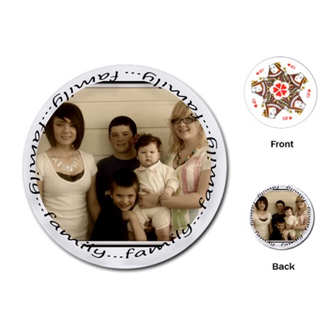 Round Family Cards By Amanda Bunn Front