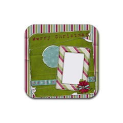 Christmas  - Rubber Coaster (Square)