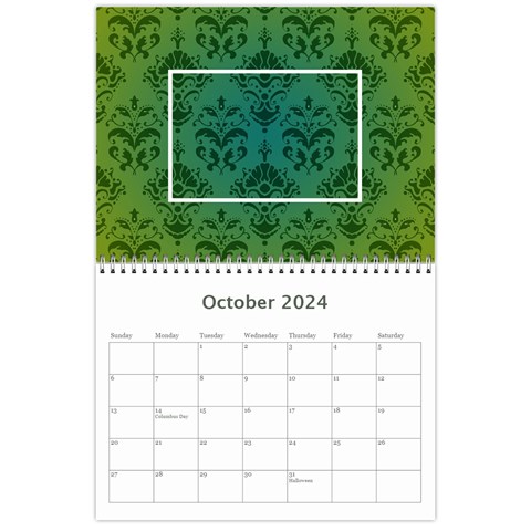 2024 Bright Colors Calendar By Klh Oct 2024