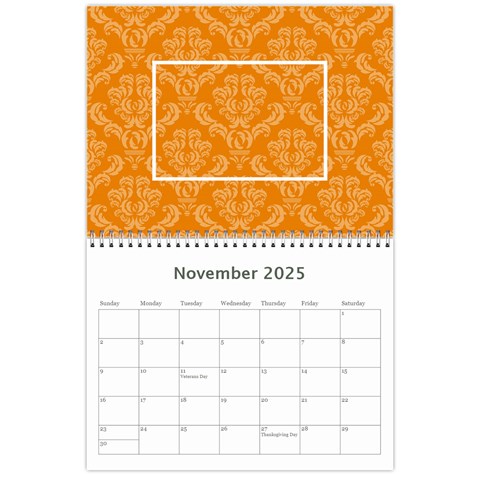2025 Bright Colors Calendar By Klh Nov 2025
