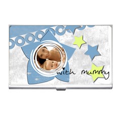 With mummy - Business card holder