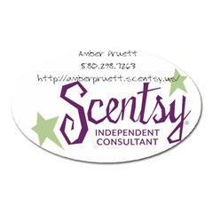 scentsy magnet - Magnet (Oval)