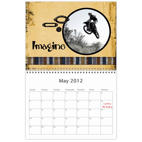 Paul Calendar By Lia Simcox May 2012