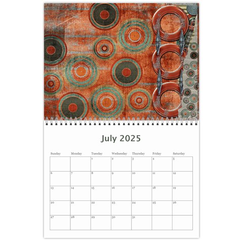 Graffiti Calendar By Barbara Ryan Jul 2025