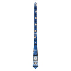 Art Nouveau sky blue clouds double sided tie - Necktie (Two Side)