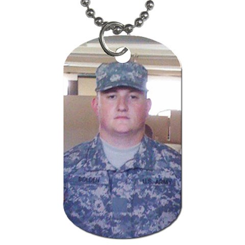 Son Dog Tag By Jessica Bolden Front