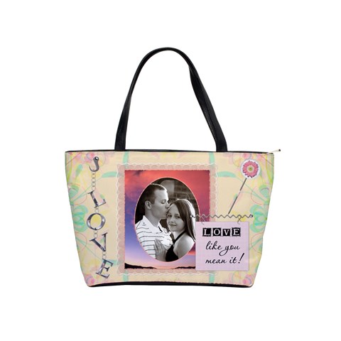 Love Shoulder Handbag By Lil Front