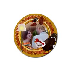 turkey 1 - Rubber Coaster (Round)