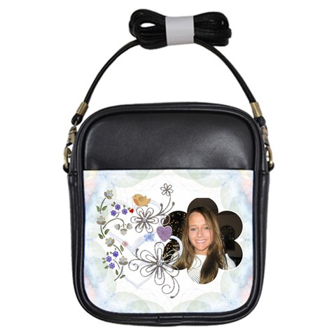 Floral Nature Girls Sling Bag By Lil Front