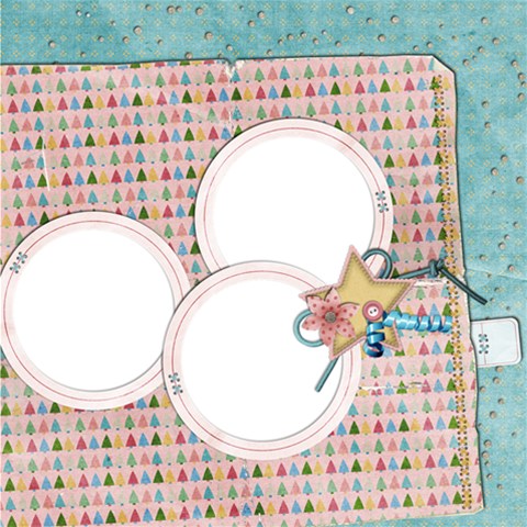 Pinkalicious Holiday/christmas Quick Pages By Mikki 12 x12  Scrapbook Page - 2