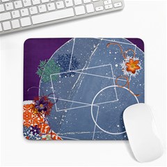 Snowflake mousepad - Large Mousepad