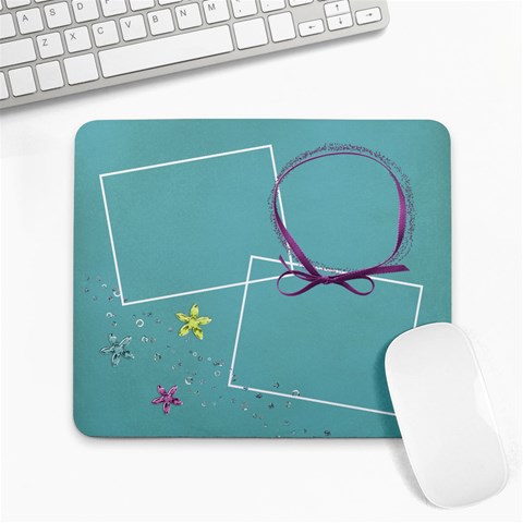 Glitter Frame Mousepad By Mikki Front