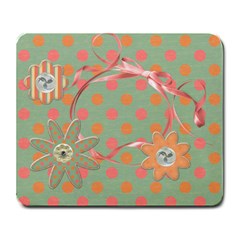 Flower mousepad - Large Mousepad