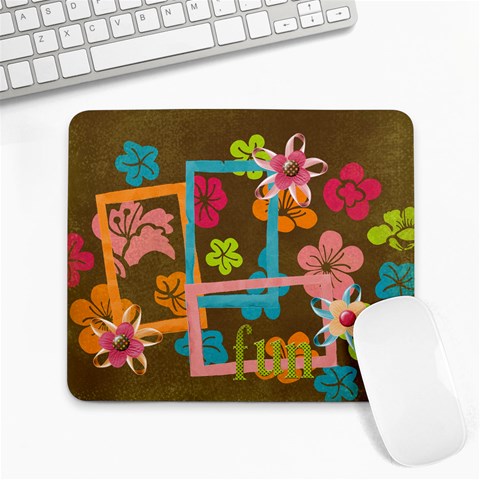 Fun & Flowers Mousepad By Mikki Front