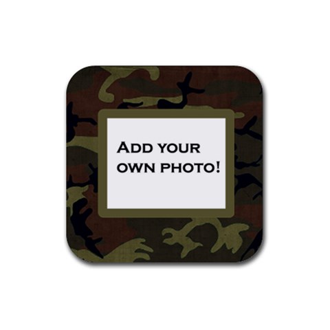 Camouflage Coaster By Jen Front