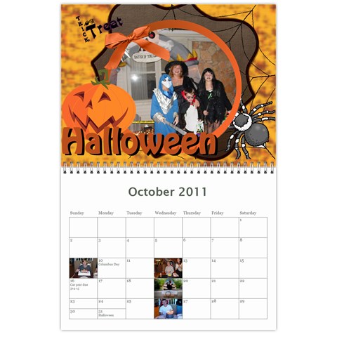 18 Mo Calendar Oct 2011