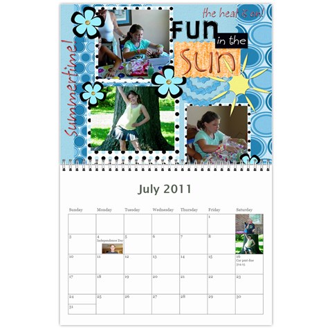18 Mo Calendar Jul 2011