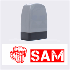 Beer Sam - Rubber stamp - Name Stamp