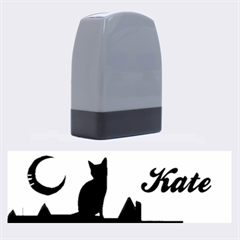 Cats on the roof - Rubber stamp - Name Stamp