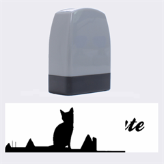 Cats on the roof - Rubber stamp - Name Stamp