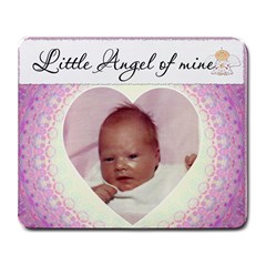 Little Angel Of Mine Pink Mousepad - Large Mousepad