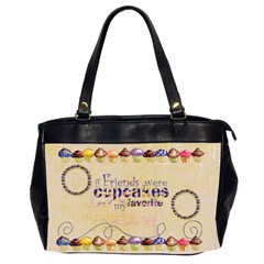 chocolate Cupcakes friends oversized handbag - Oversize Office Handbag (2 Sides) chocolate Cupcakes friends oversized handbag - Oversize Office Handbag (2 Sides)