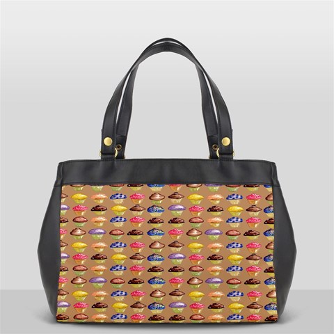 Chocolate Cupcakes Friends  Oversized Handbag By Catvinnat Back
