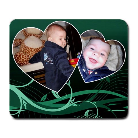 Pretty Green Mousepad By Lil Front
