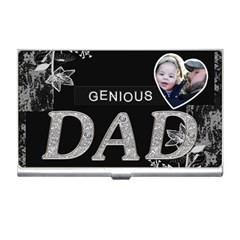 Genious Dad Business Card Holder