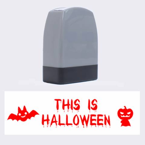 Halloween By Jorge 1.4 x0.5  Stamp