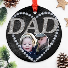 Dad Christmas Ornament - Ornament (Round) Dad Christmas Ornament - Ornament (Round)