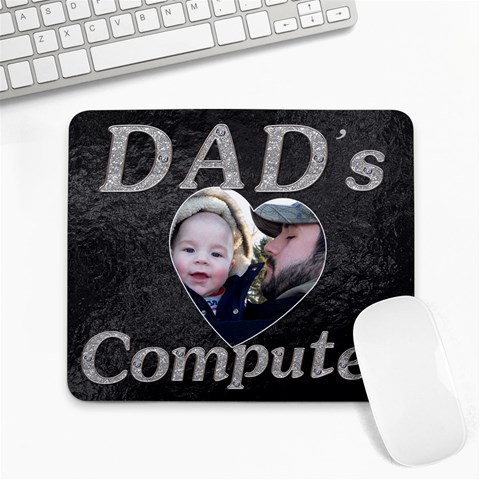  dad s Computer  Mousepad By Lil Front
