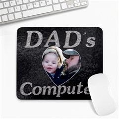  Dad s Computer  Mousepad - Large Mousepad