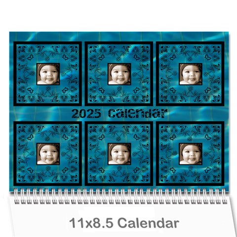 2025 Art Nouveau Pool Cool Calendar By Catvinnat Cover