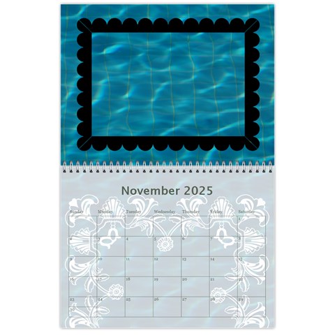 2025 Art Nouveau Pool Cool Calendar By Catvinnat Nov 2025