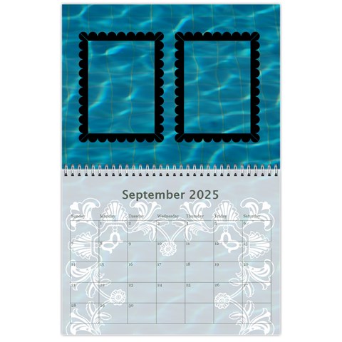 2025 Art Nouveau Pool Cool Calendar By Catvinnat Sep 2025