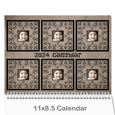 Art Nouveau Moccachino Calendar 2024 By Catvinnat Cover