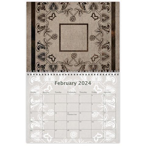 Art Nouveau Moccachino Calendar 2024 By Catvinnat Feb 2024