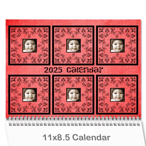 Art Nouveau Red Or Dead Calendar 2025 By Catvinnat Cover
