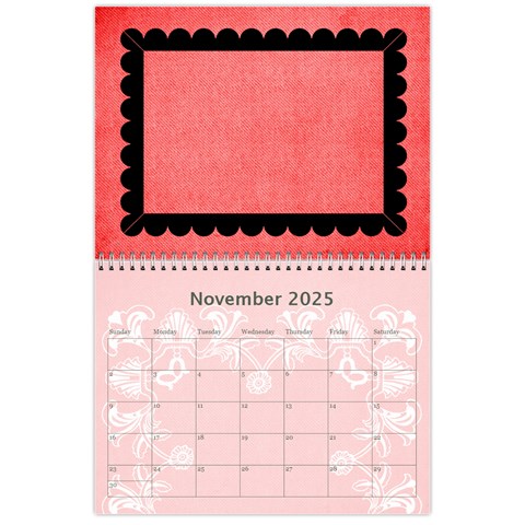 Art Nouveau Red Or Dead Calendar 2025 By Catvinnat Nov 2025