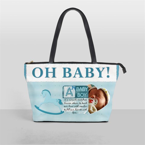 Oh Baby Boy Shoulder Handbag By Lil Front